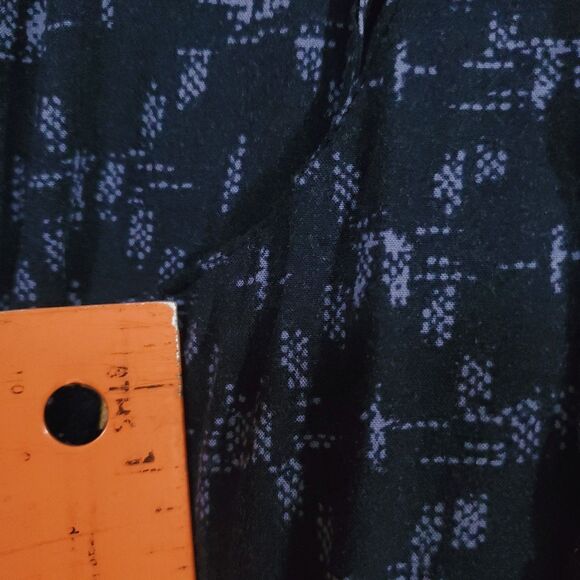 Old Navy Blue Rayon Pants Women's Medium Casual Pull On Drawstring Tapered - Picture 12 of 14